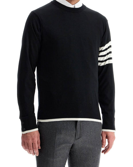 Thom Browne 4-bar wool jersey pullover sweater