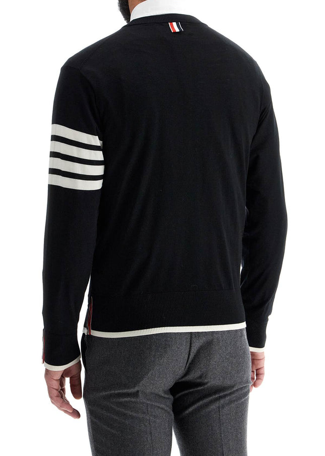 Thom Browne 4-bar wool jersey pullover sweater