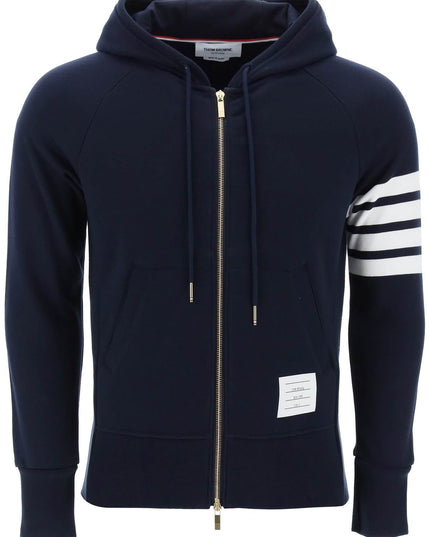 Thom Browne 4-bar zip-up hoodie