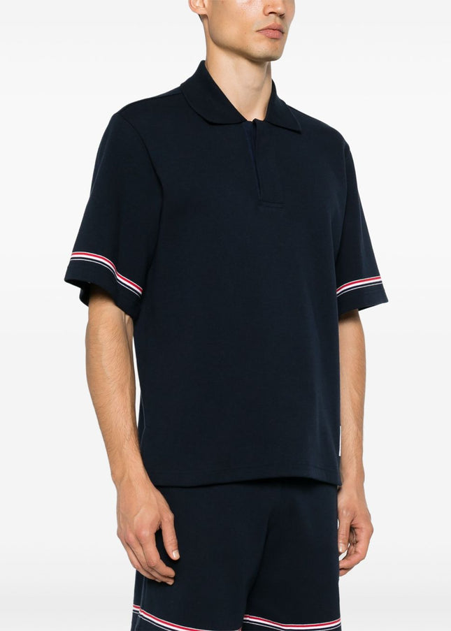 Thom Browne T-shirts and Polos Blue