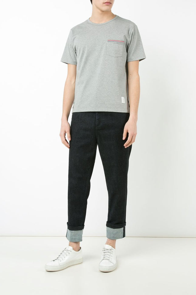 Thom Browne T-shirts and Polos Grey