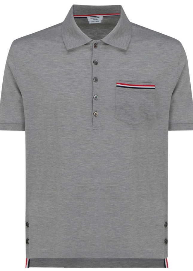 Thom Browne T-shirts and Polos Light Grey