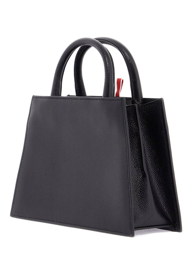 Thom Browne borsa a mano mini in pelle martellata