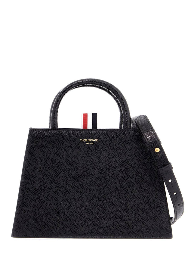 Thom Browne borsa a mano mini in pelle martellata