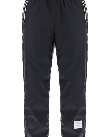 Thom Browne cricket stripe ripstop pants for