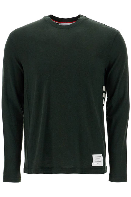 Thom Browne long-sleeved wool jersey t-shirt for men