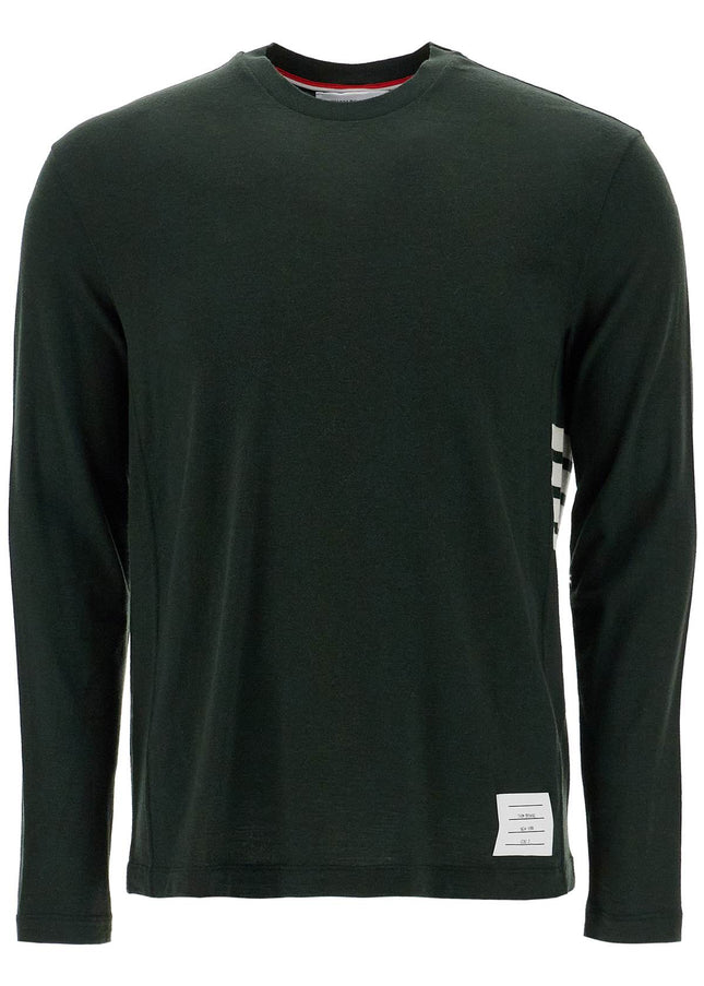 Thom Browne long-sleeved wool jersey t-shirt for men