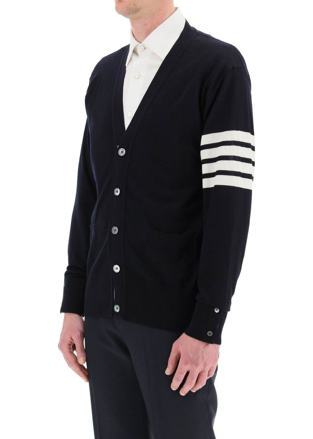 Thom Browne merino wool 4-bar cardigan