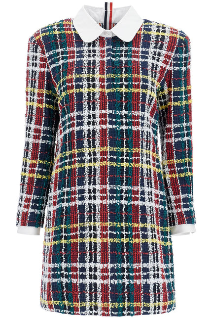 Thom Browne tweed mini sheath dress in