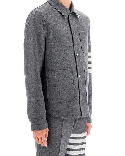 Thom Browne wool and cashmere blend oversh