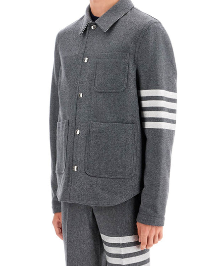 Thom Browne wool and cashmere blend oversh