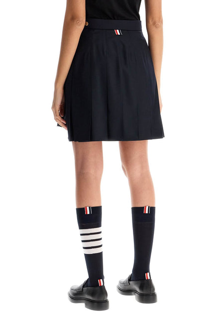 Thom Browne wool pleated mini skirt