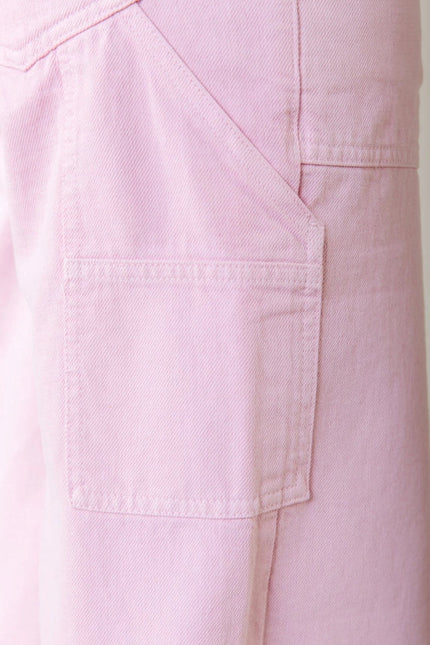 Tinsley Denim Worker Pants | Candy Pink