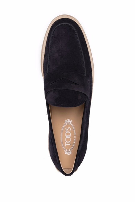 Tod'S Flat Shoes Blue