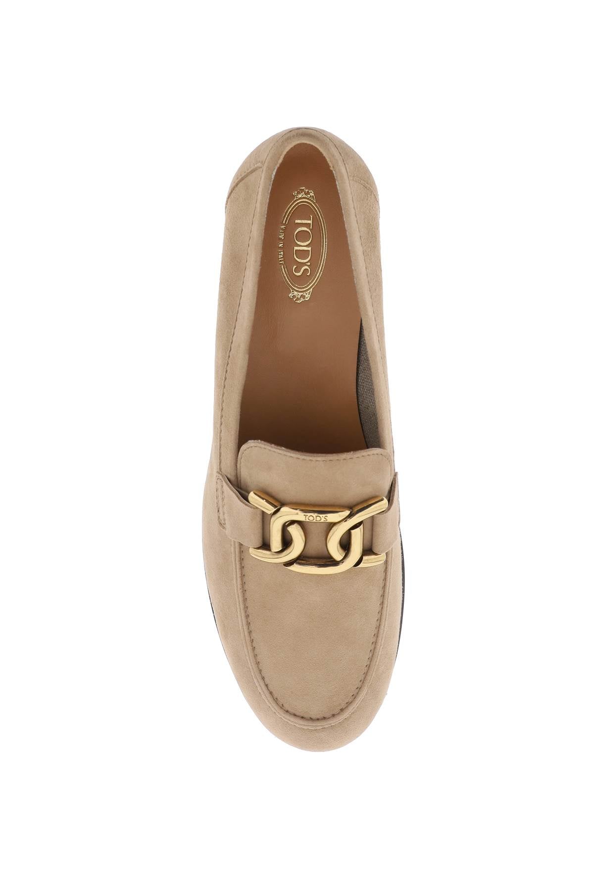 Tod's suede leather kate loafers in-women > shoes > loafers-Tod'S-Urbanheer