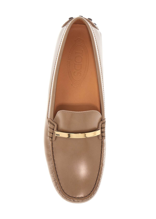 Tod'S cappuccino leather driving moccasin