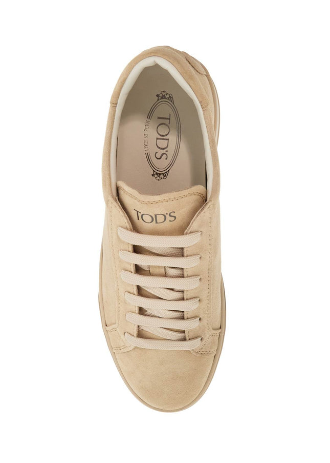 Tod'S cassetta 04l natural light lace-up shoes