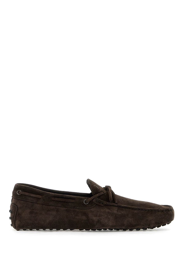 Tod'S gommino loafers with laces - Brown