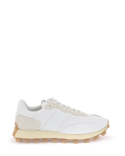 Tod'S leather and fabric 1t sneakers