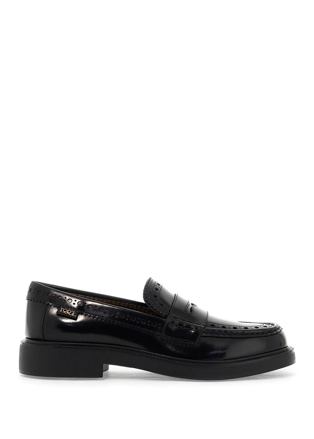 Tod'S leather brogue loafers