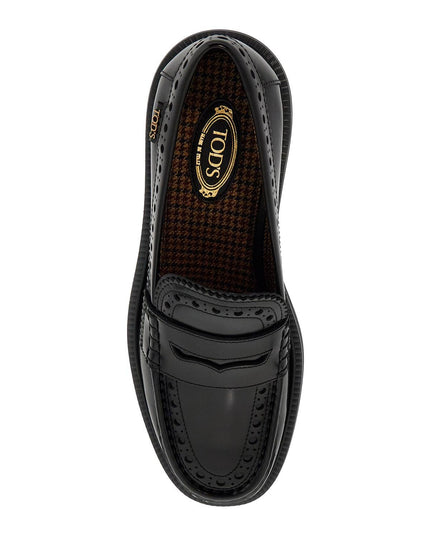 Tod'S leather brogue loafers