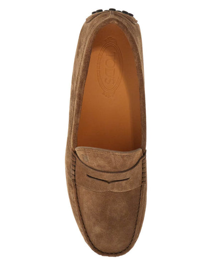 Tod'S light walnut leather driving moccasin