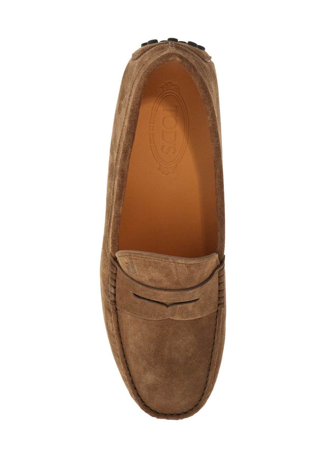 Tod'S light walnut leather driving moccasin