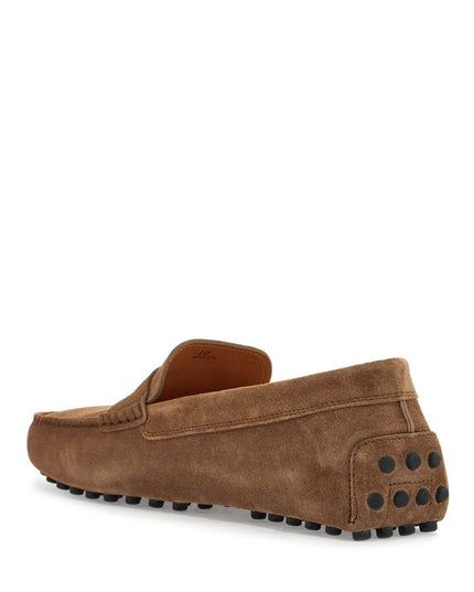 Tod'S light walnut leather driving moccasin