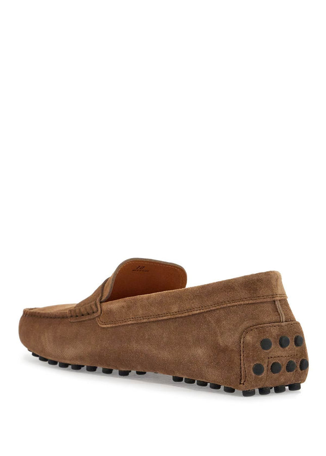 Tod'S light walnut leather driving moccasin