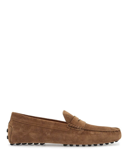 Tod'S light walnut leather driving moccasin