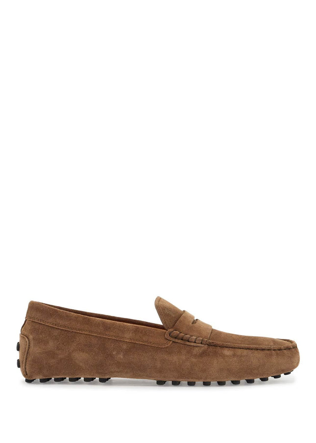 Tod'S light walnut leather driving moccasin