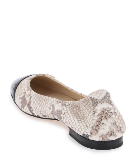 Tod'S snake-printed leather ballet flats