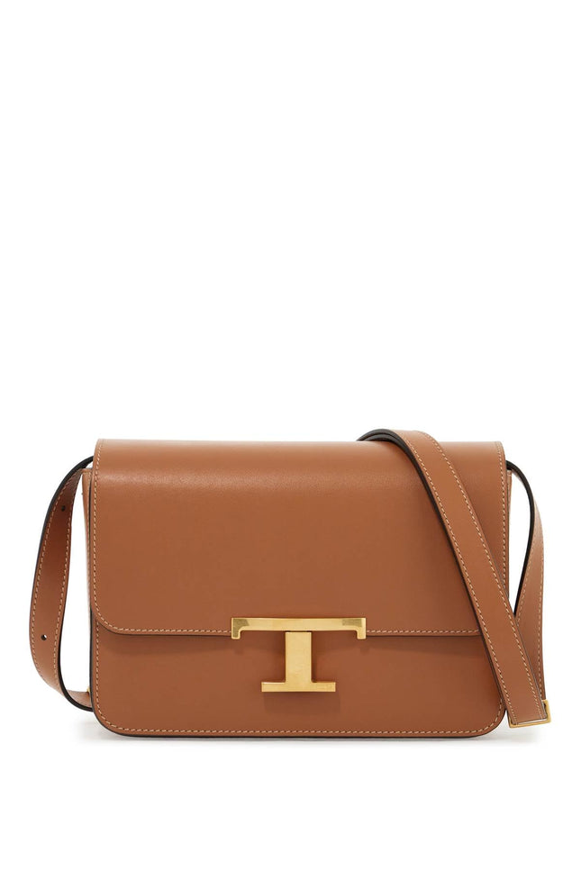Tod'S timeless t shoulder bag with strap - Brown