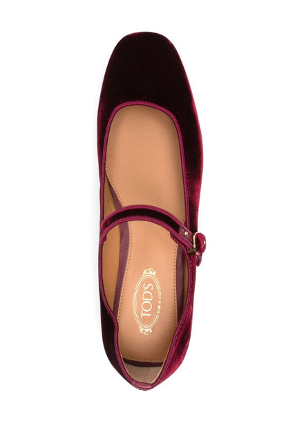 Tod's Flat shoes Bordeaux