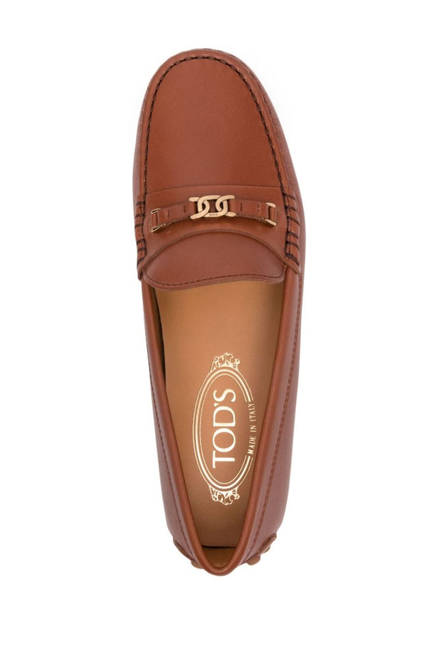 Tod's Flat shoes Leather Brown