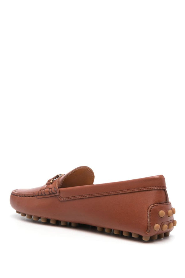 Tod's Flat shoes Leather Brown