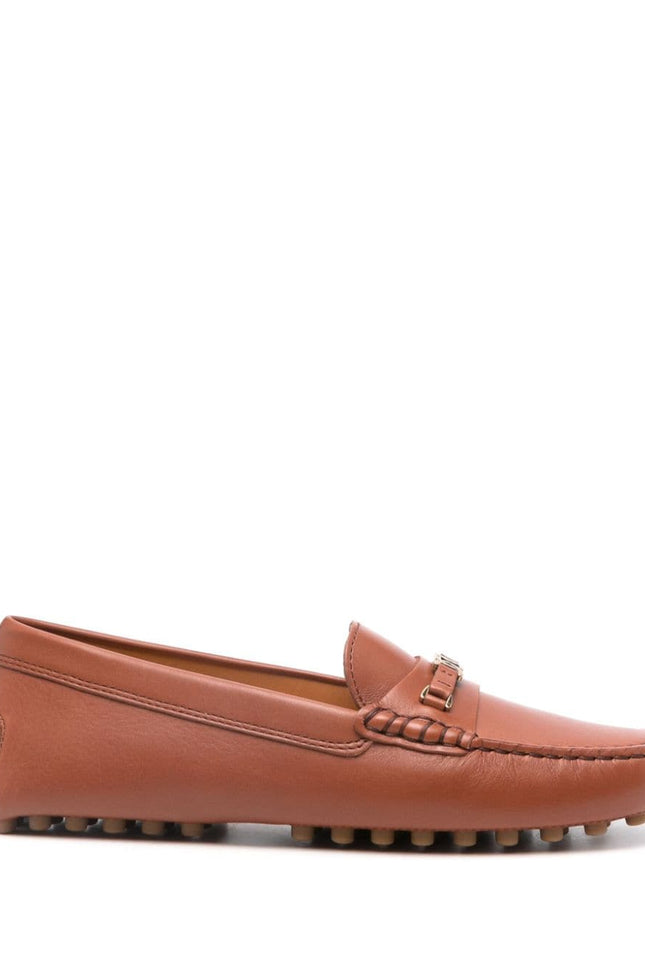 Tod's Flat shoes Leather Brown