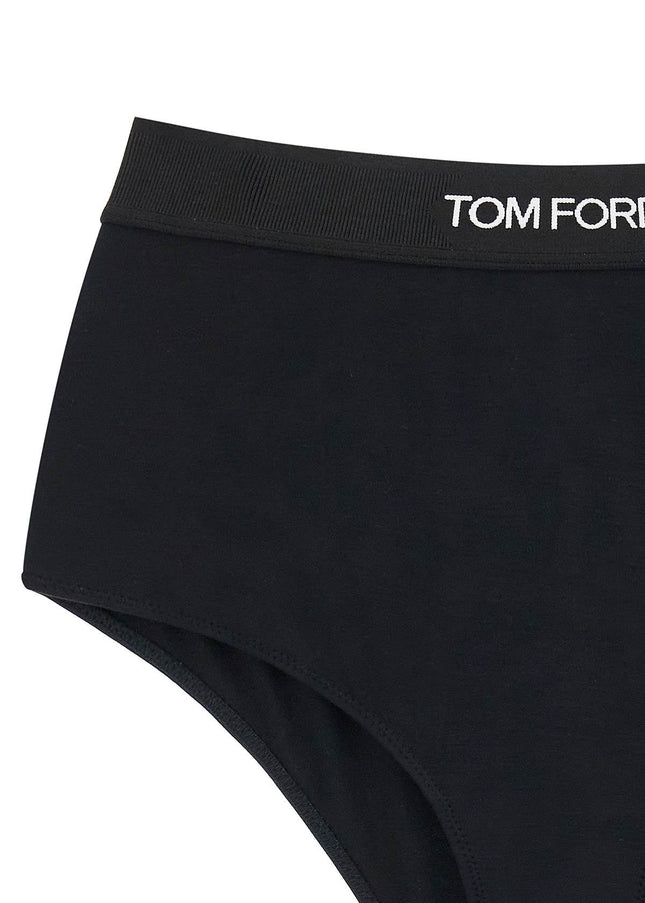 Tom Ford high-waisted underwear briefs with logo band