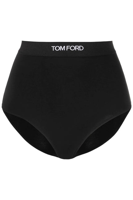 Tom Ford high-waisted underwear briefs with logo band