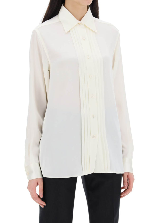 Tom Ford silk charmeuse blouse shirt