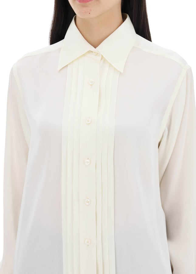 Tom Ford silk charmeuse blouse shirt