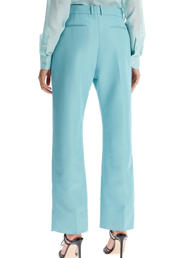 Tom Ford wallis cigarette pants in hopsack fabric