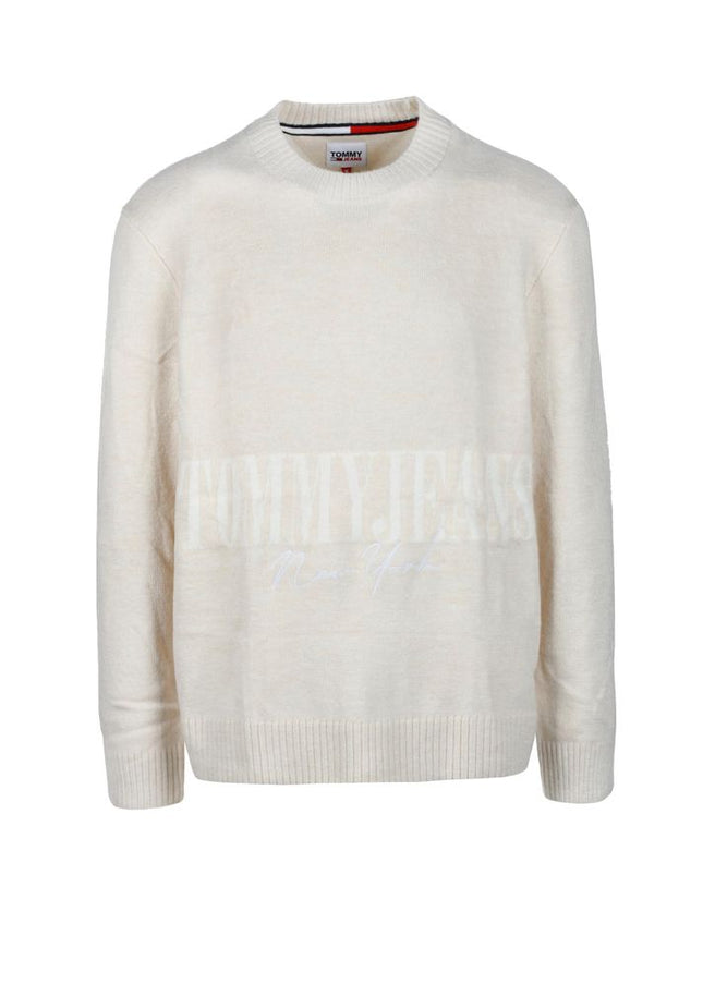 Tommy Hilfiger Jeans Beige Acrylic Sweater