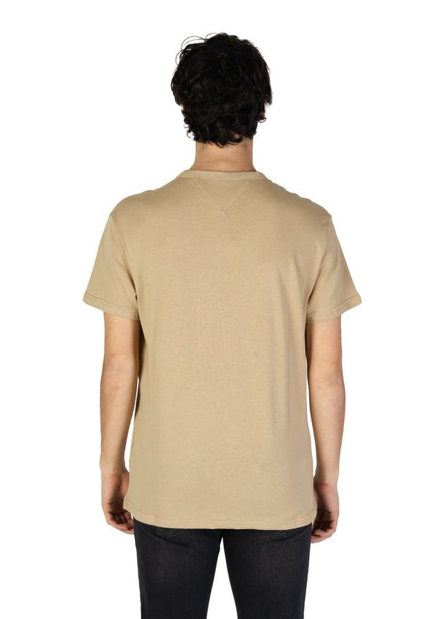 Tommy Hilfiger Jeans Beige Cotton Rigenerato T-Shirt