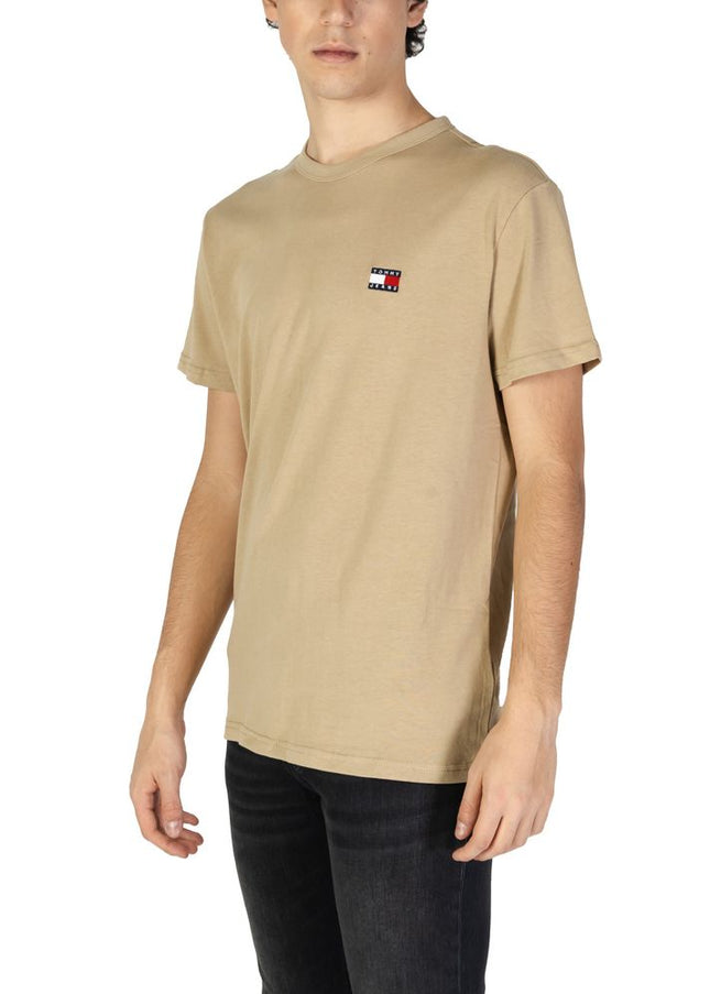 Tommy Hilfiger Jeans Beige Cotton Rigenerato T-Shirt