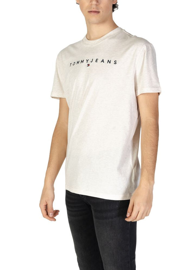 Tommy Hilfiger Jeans Beige Cotton Rigenerato T-Shirt