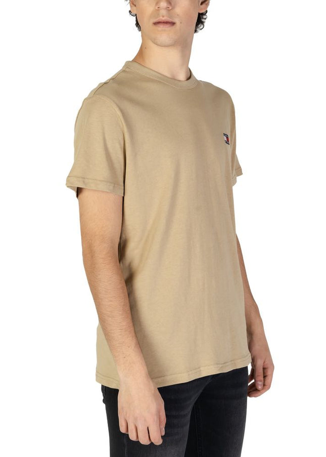 Tommy Hilfiger Jeans Beige Cotton Rigenerato T-Shirt