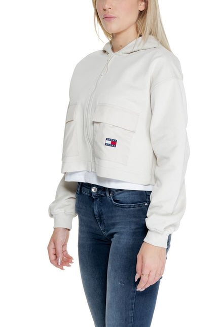 Tommy Hilfiger Jeans Beige Cotton Sweater