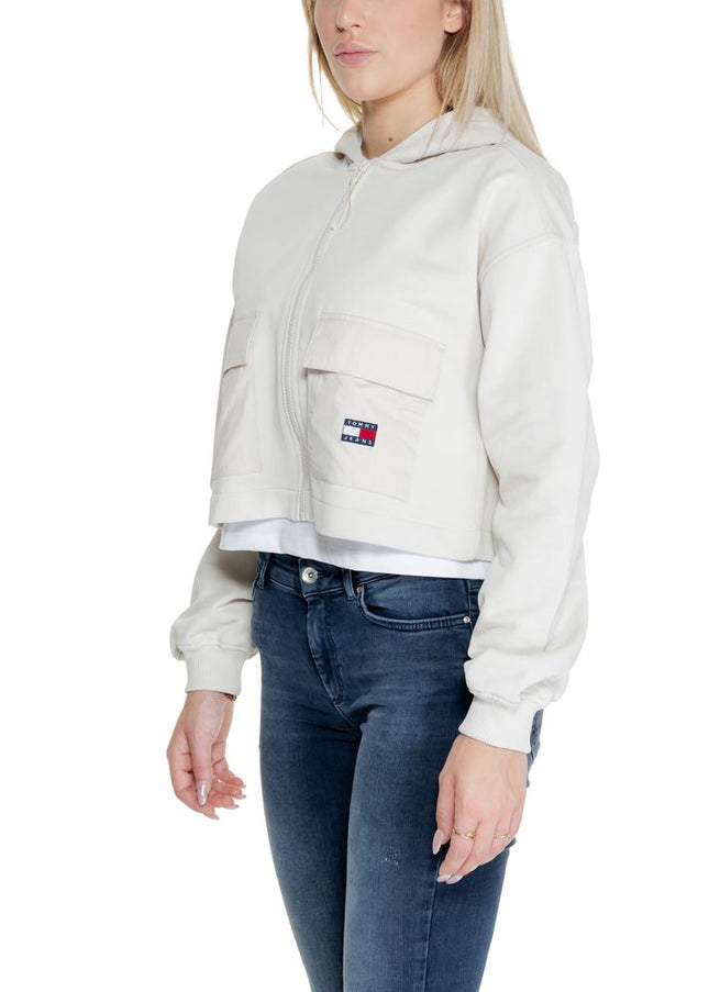 Tommy Hilfiger Jeans Beige Cotton Sweater