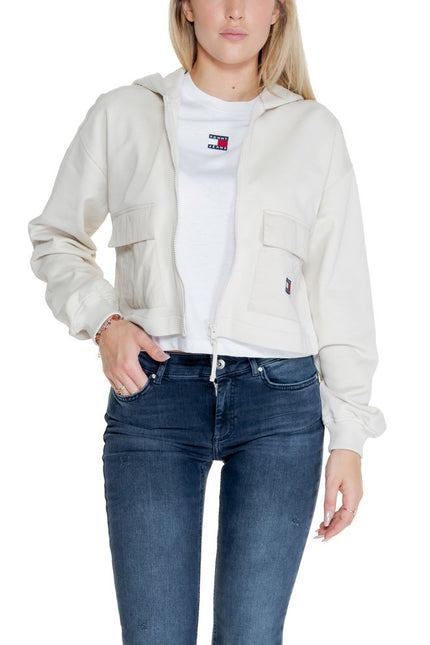 Tommy Hilfiger Jeans Beige Cotton Sweater